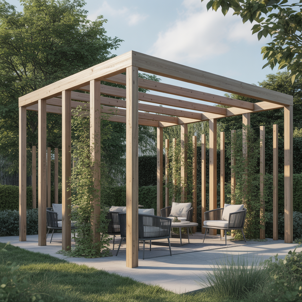 5.Guide till att bygga en modern och stilren pergola