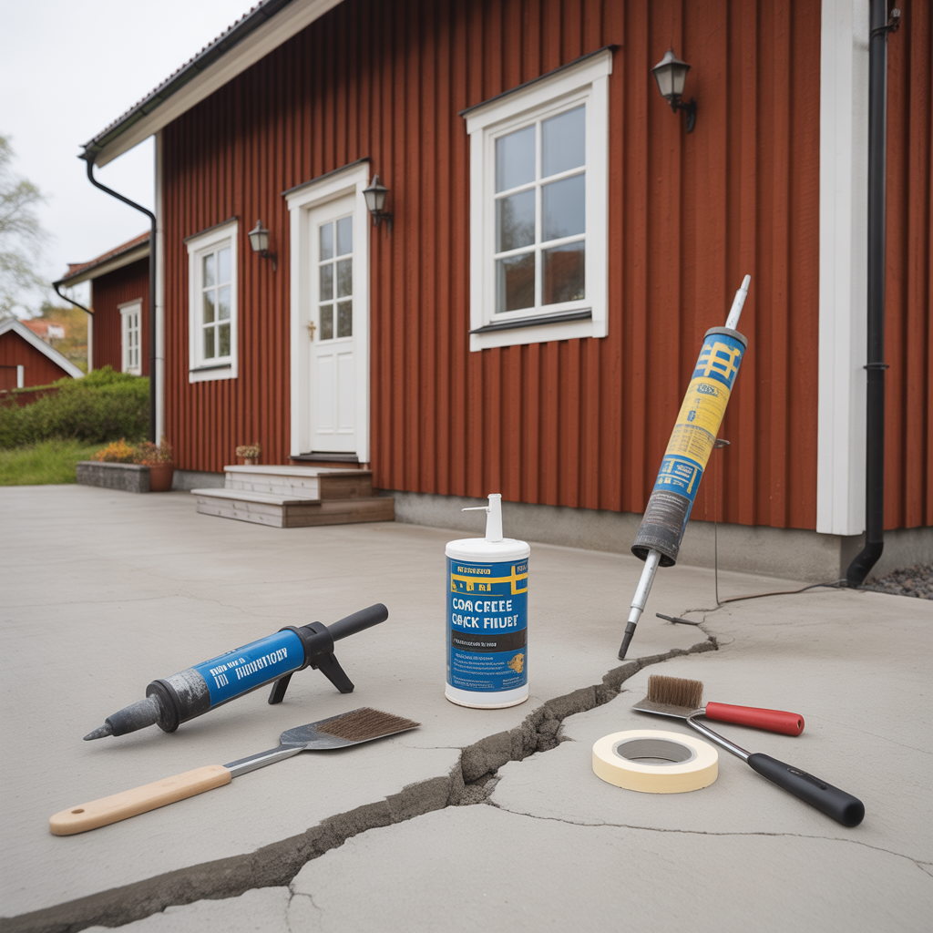 sprickor i betongplatta guide till reparation och tatning