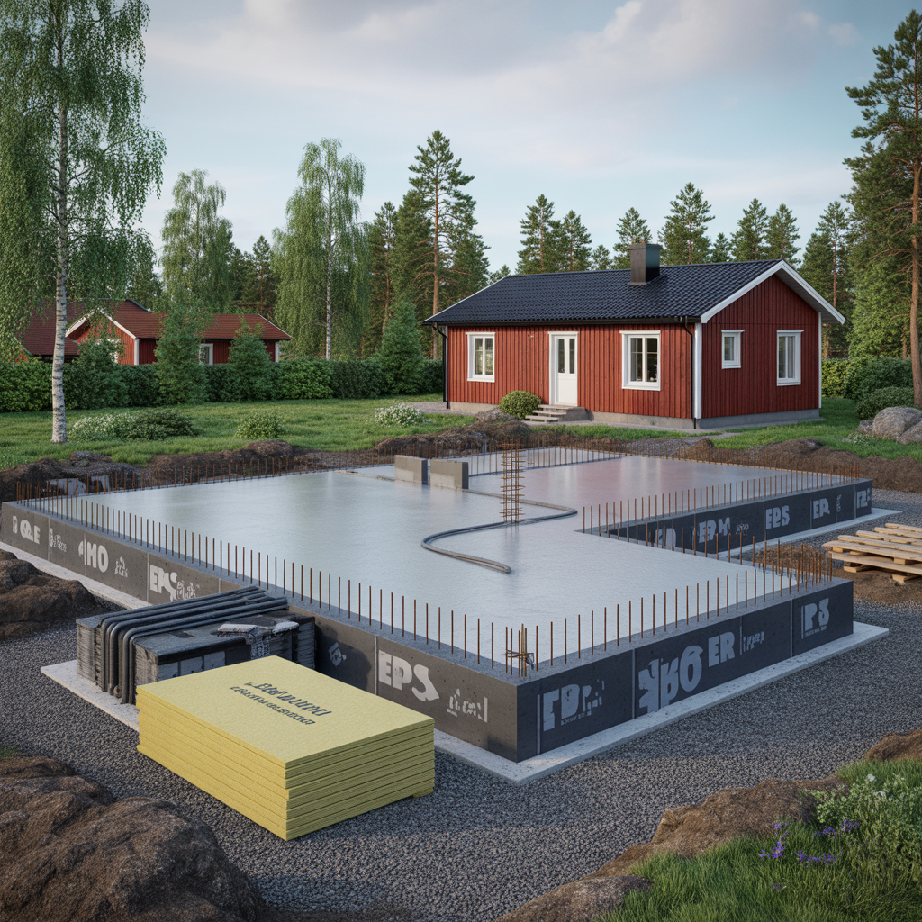 platta pa mark checklista infor gjutning och isolering