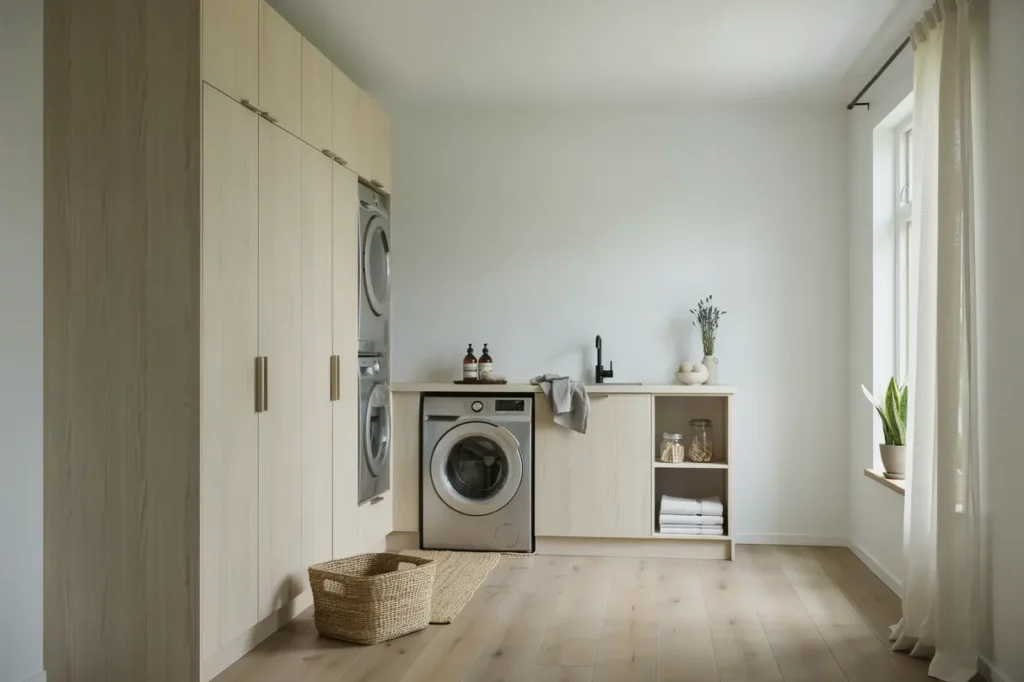 renovering av tv ttstuga med platsbyggd f rvaring i margretelund